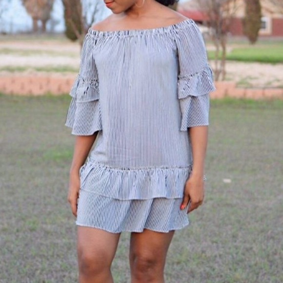 NWT Forever 21 Off the shoulder dress - Picture 7 of 7